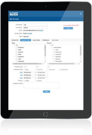 Allow your clients to register right from your listing engine with the Client Portal.