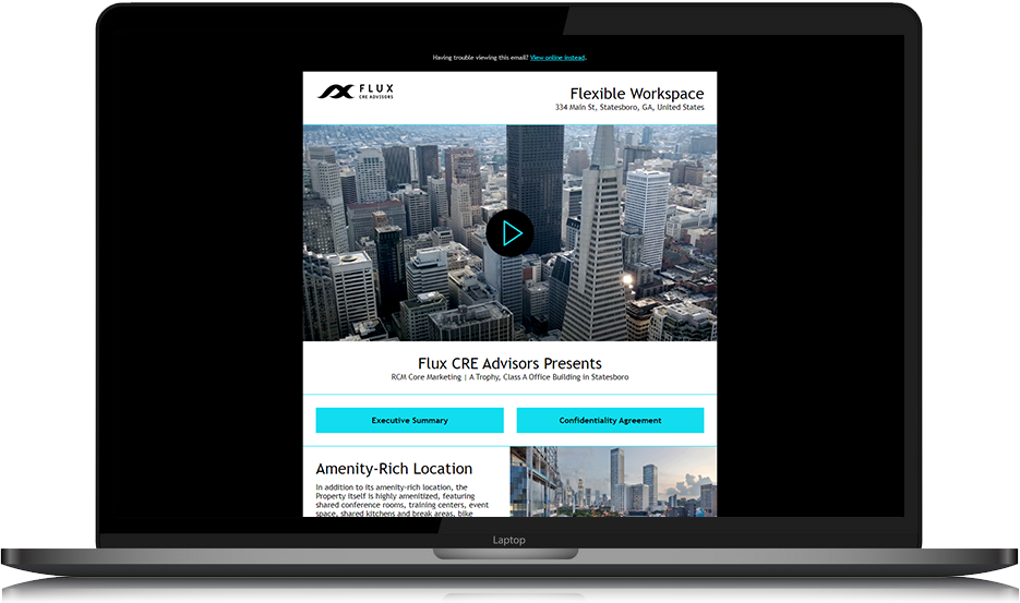 Email Template - Commercial Property Websites